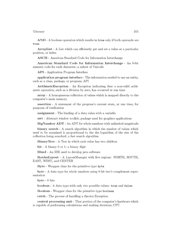 Introduction to Computer Science with Java Programming - Page 315